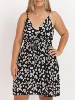 Robe à Imprimé Marguerites Grandes Tailles