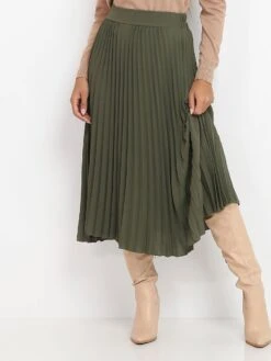 Jupe Plissée Mi-longue