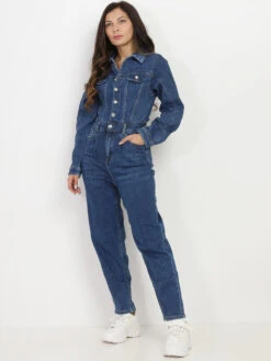 Combinaison En Jeans Style De Travail