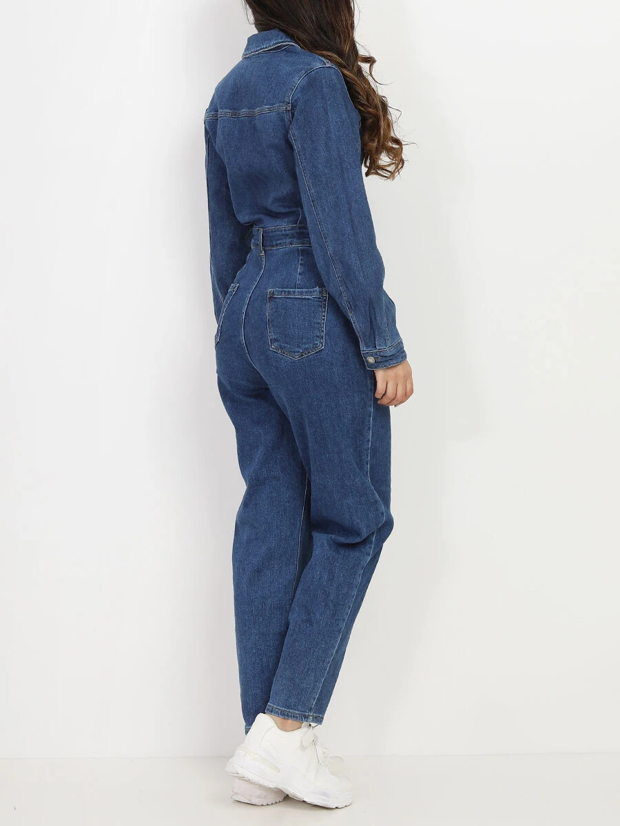 Combinaison En Jeans Style De Travail 2 Combinaison En Jeans Style De Travail – Image 2