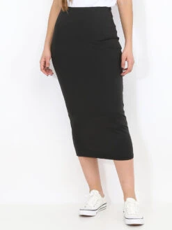 Jupe Tube Stretch Mi-longue