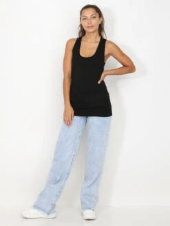 Débardeur Moulant Et Long -Mode Étoilée Soldes Magasin R03 TS 1978 BLK 4