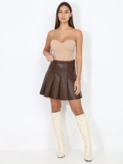 Bustier Court Corset à Zip -Mode Étoilée Soldes Magasin R07 15003 5 TAU 3