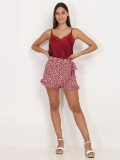 Caraco à Col V En Dentelle -Mode Étoilée Soldes Magasin R18 8651 WIN 4