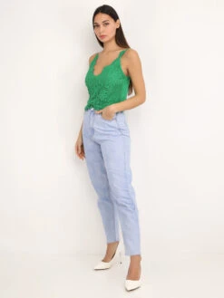 Top Court En Crochet -Mode Étoilée Soldes Magasin RK10 89023 GRN 4