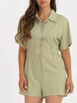 Combi-short Froncée à La Taille