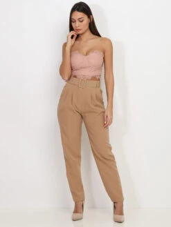 Top Bustier En Dentelle -Mode Étoilée Soldes Magasin S10 11910 ROSE 3