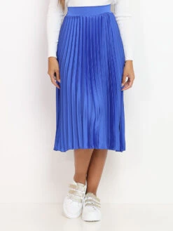 Jupe Plissée Satinée
