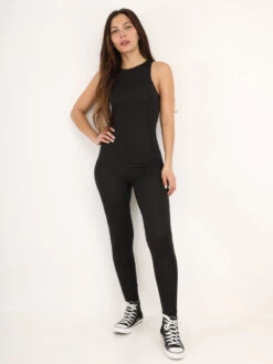 Combinaison Moulante "Catsuit" -Mode Étoilée Soldes Magasin T25 15210 BLK 4