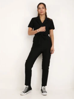 Combinaison Cache Coeur à Ceinture -Mode Étoilée Soldes Magasin V08 OR5880 BLK 4