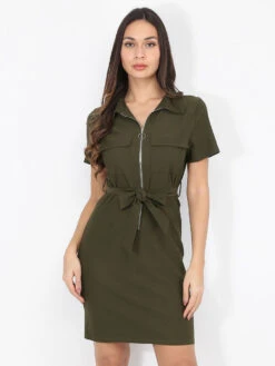 Robe Style Utilitaire Zippée