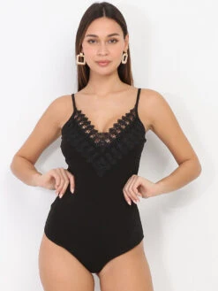 Body à Décolleté En Broderie