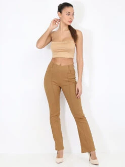 Crop Top Bandeau à Fines Bretelles -Mode Étoilée Soldes Magasin Y11 5009 BGE 3