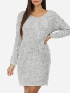 Robe Pull Grandes Tailles Torsadé