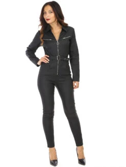 Combinaison Enduit Style Utilitaire -Mode Étoilée Soldes Magasin Z20 F716 BLK 3